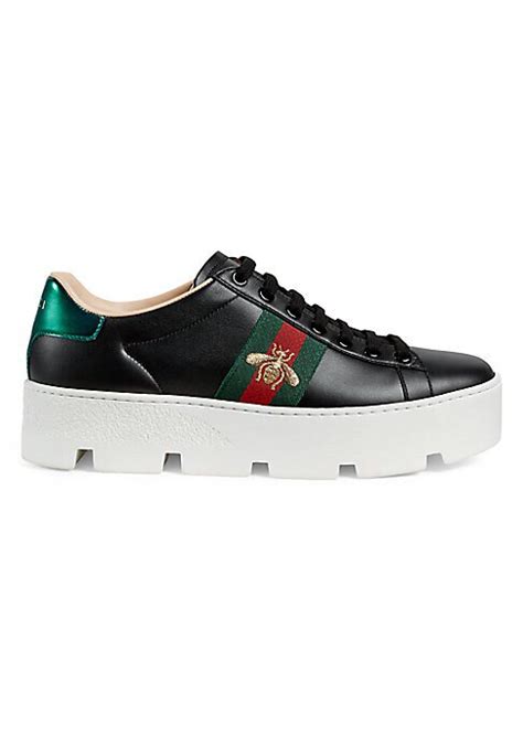 gucci bee sneakers ebay|gucci bee platform sneakers.